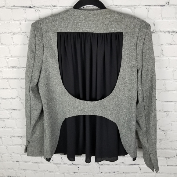 ANGEL EYE LONDON | sheer back blazer - Picture 6 of 12